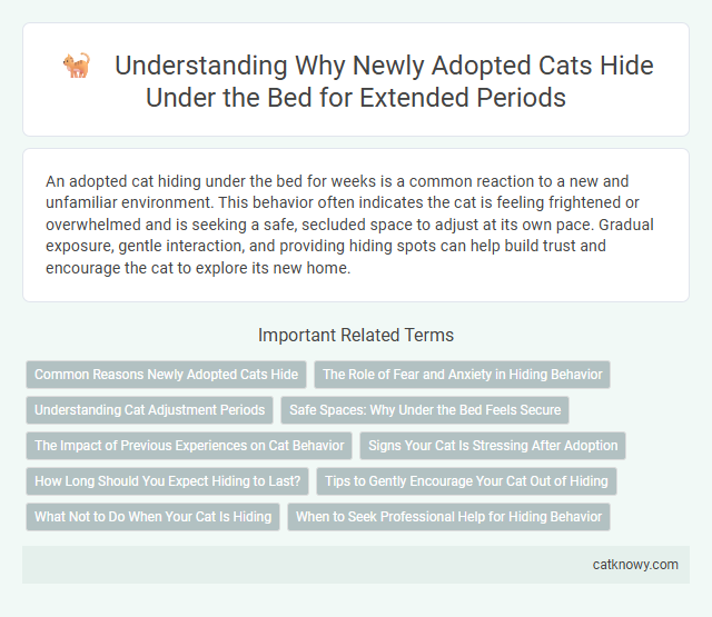 Understanding Why Newly Adopted Cats Hide Under the Bed for Extended Periods
