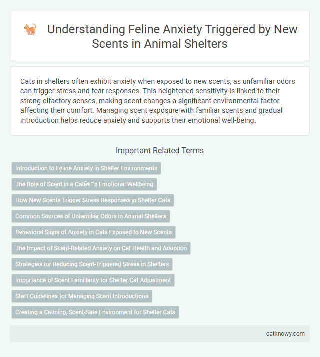 Understanding Feline Anxiety Triggered by New Scents in Animal Shelters