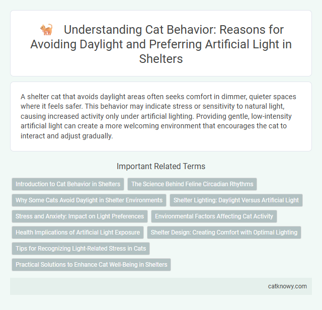Understanding Cat Behavior: Reasons for Avoiding Daylight and Preferring Artificial Light in Shelters