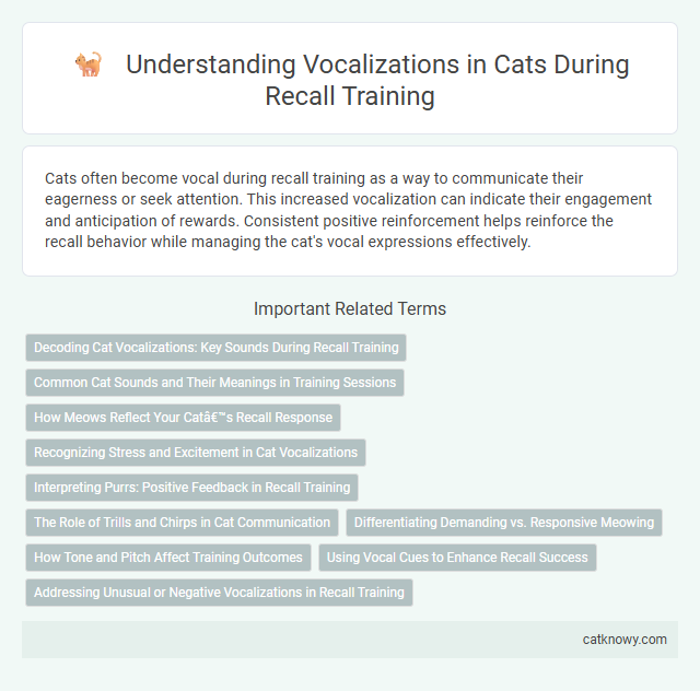Understanding Vocalizations in Cats During Recall Training
