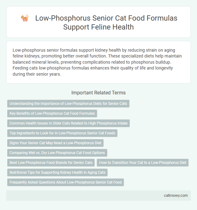 Low-Phosphorus Senior Cat Food Formulas Support Feline Health