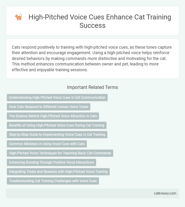 High-Pitched Voice Cues Enhance Cat Training Success