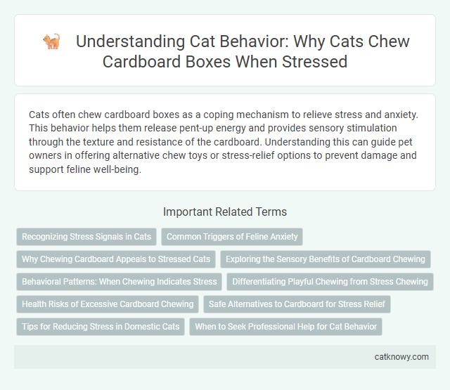 Understanding Cat Behavior: Why Cats Chew Cardboard Boxes When Stressed