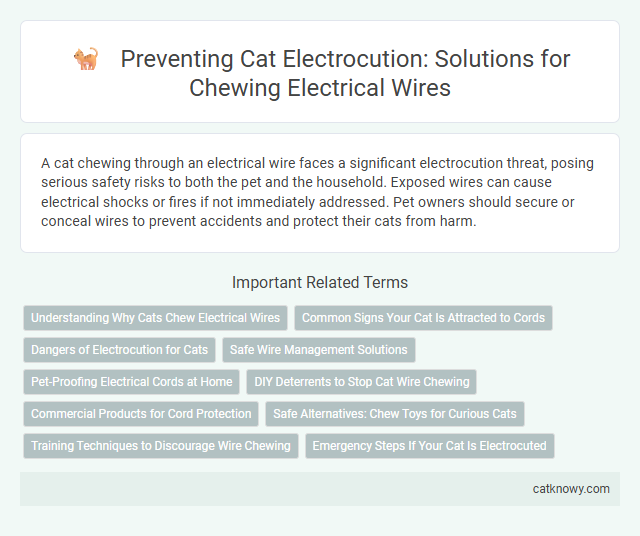 Preventing Cat Electrocution: Solutions for Chewing Electrical Wires