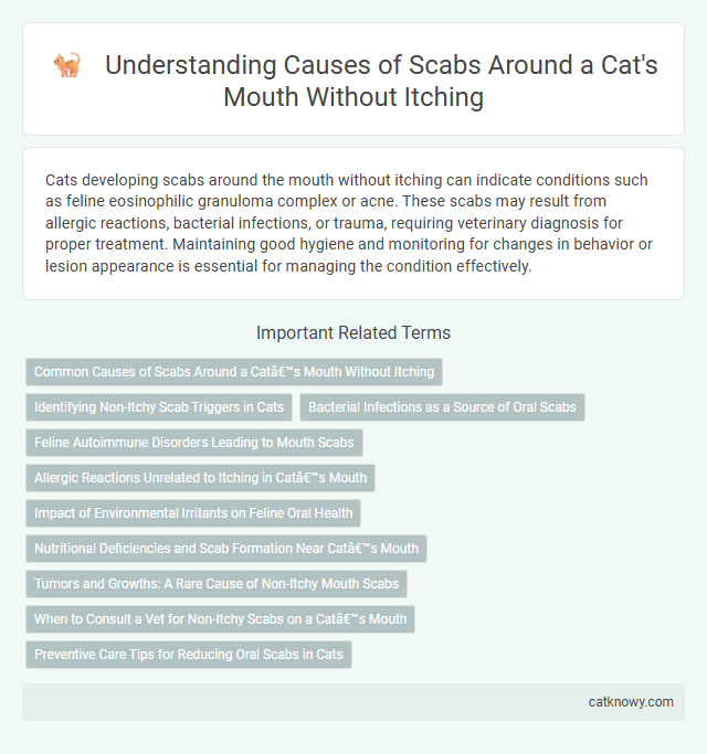 Understanding Causes of Scabs Around a Cat's Mouth Without Itching