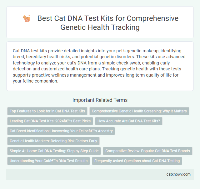 Best Cat DNA Test Kits for Comprehensive Genetic Health Tracking