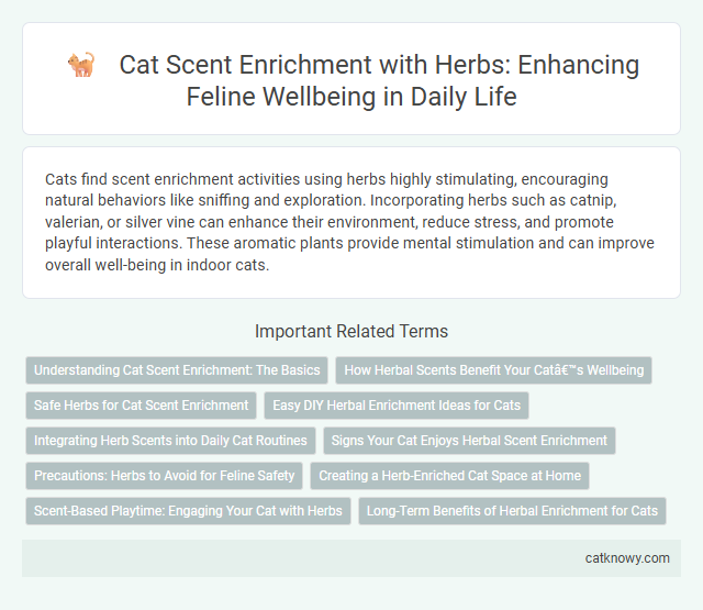 Cat Scent Enrichment with Herbs: Enhancing Feline Wellbeing in Daily Life