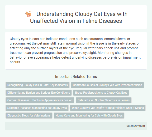 Understanding Cloudy Cat Eyes with Unaffected Vision in Feline Diseases