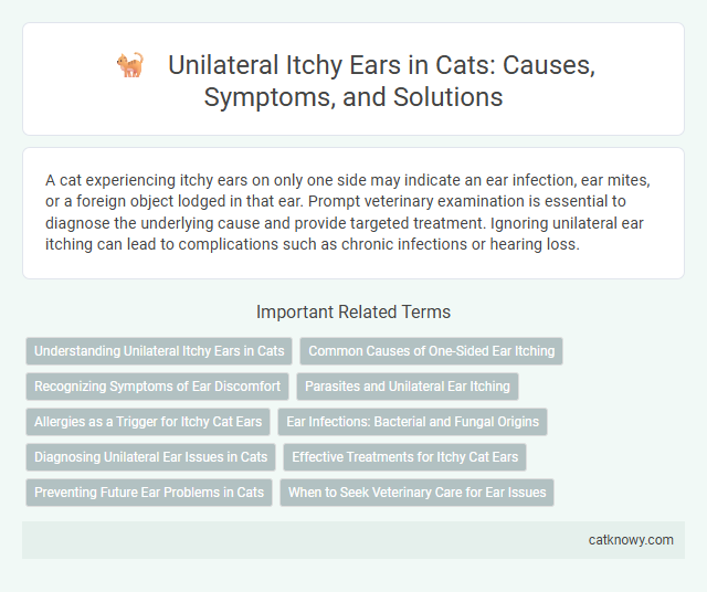 Unilateral Itchy Ears in Cats: Causes, Symptoms, and Solutions
