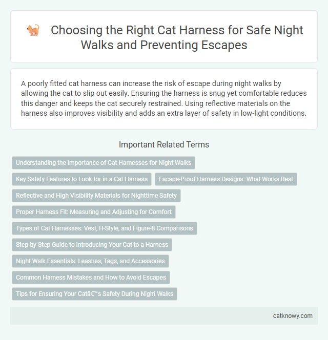 Choosing the Right Cat Harness for Safe Night Walks and Preventing Escapes