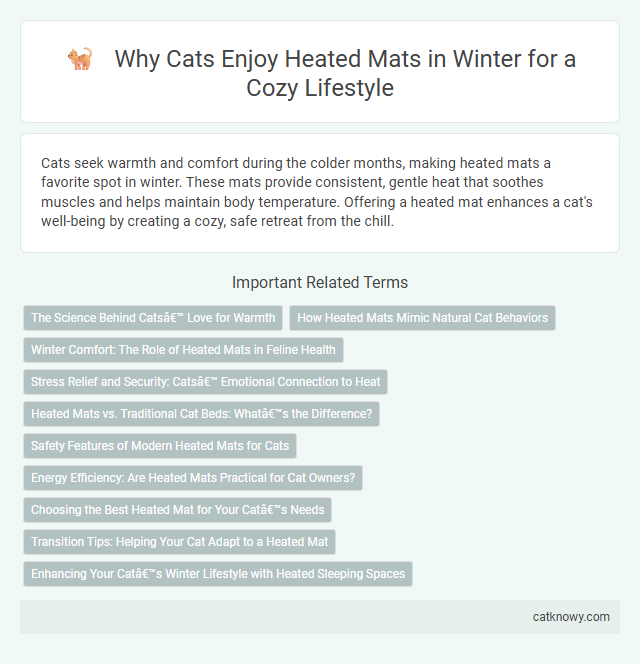 Why Cats Enjoy Heated Mats in Winter for a Cozy Lifestyle