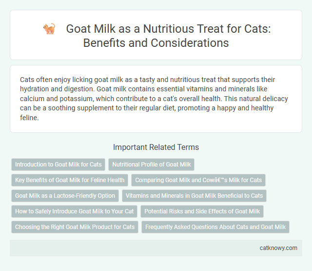 Goat Milk as a Nutritious Treat for Cats: Benefits and Considerations