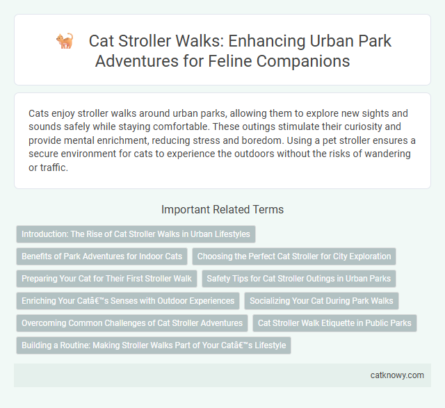 Cat Stroller Walks: Enhancing Urban Park Adventures for Feline Companions
