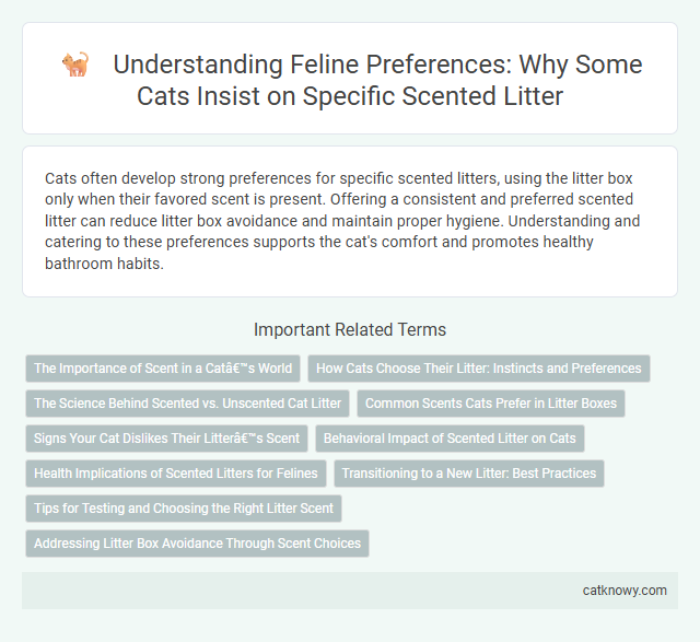 Understanding Feline Preferences: Why Some Cats Insist on Specific Scented Litter