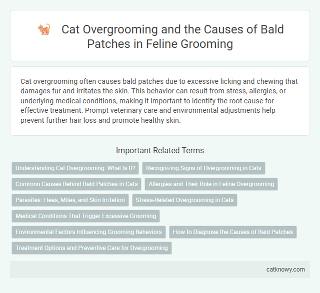 Cat Overgrooming and the Causes of Bald Patches in Feline Grooming