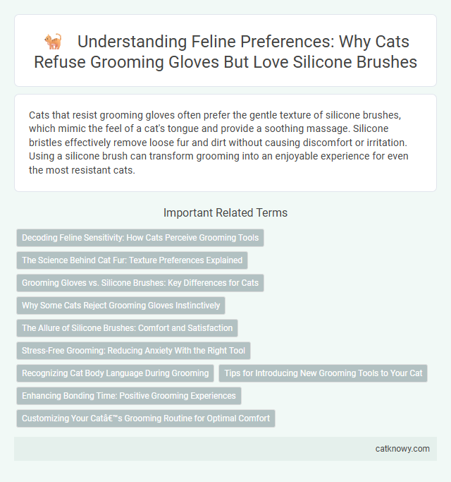 Understanding Feline Preferences: Why Cats Refuse Grooming Gloves But Love Silicone Brushes