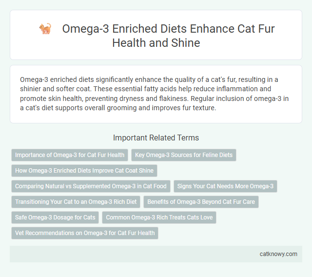 Omega-3 Enriched Diets Enhance Cat Fur Health and Shine