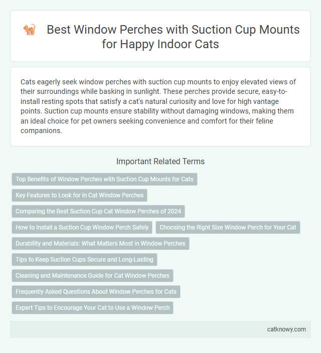 Best Window Perches with Suction Cup Mounts for Happy Indoor Cats