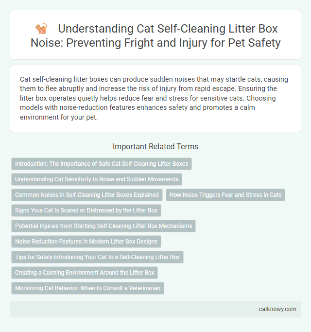 Understanding Cat Self-Cleaning Litter Box Noise: Preventing Fright and Injury for Pet Safety