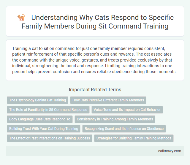 Understanding Why Cats Respond to Specific Family Members During Sit Command Training