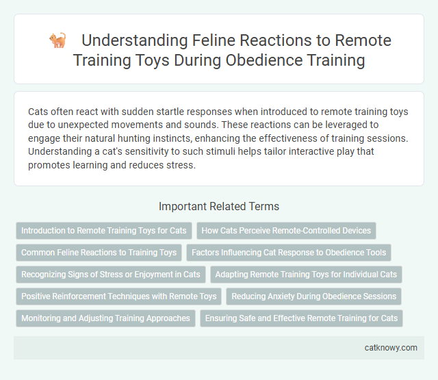 Understanding Feline Reactions to Remote Training Toys During Obedience Training