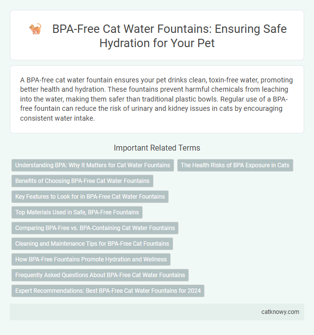 BPA-Free Cat Water Fountains: Ensuring Safe Hydration for Your Pet