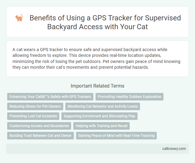 Benefits of Using a GPS Tracker for Supervised Backyard Access with Your Cat