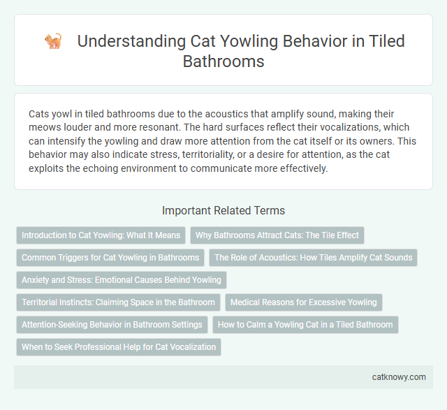 Understanding Cat Yowling Behavior in Tiled Bathrooms