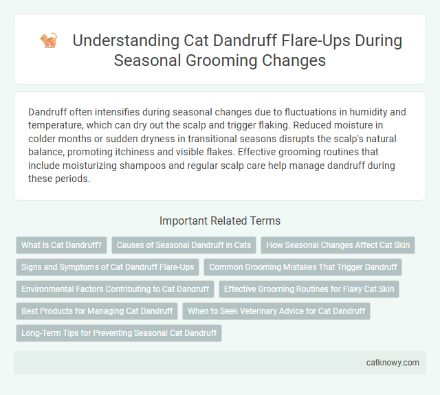Understanding Cat Dandruff Flare-Ups During Seasonal Grooming Changes