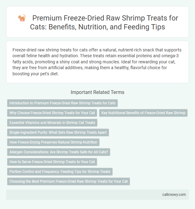 Premium Freeze-Dried Raw Shrimp Treats for Cats: Benefits, Nutrition, and Feeding Tips