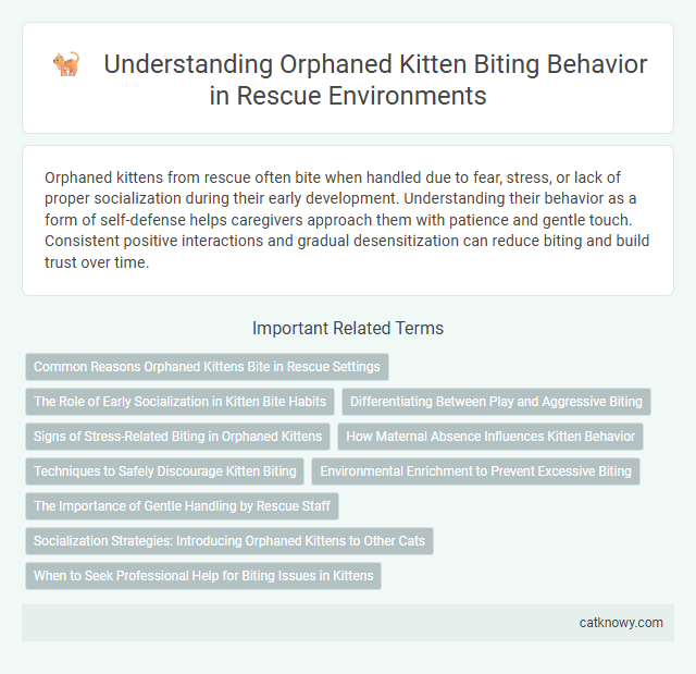 Understanding Orphaned Kitten Biting Behavior in Rescue Environments