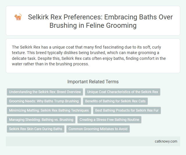 Selkirk Rex Preferences: Embracing Baths Over Brushing in Feline Grooming