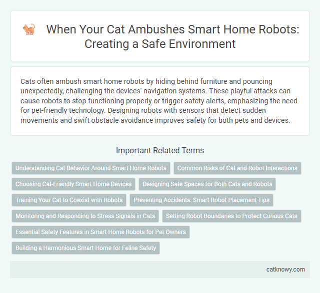 When Your Cat Ambushes Smart Home Robots: Creating a Safe Environment