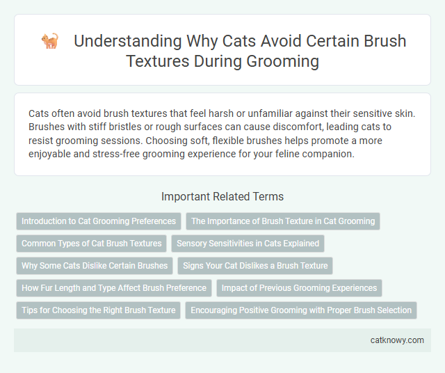 Understanding Why Cats Avoid Certain Brush Textures During Grooming