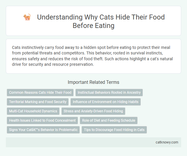 Understanding Why Cats Hide Their Food Before Eating