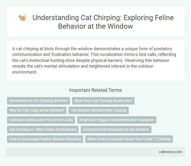 Understanding Cat Chirping: Exploring Feline Behavior at the Window