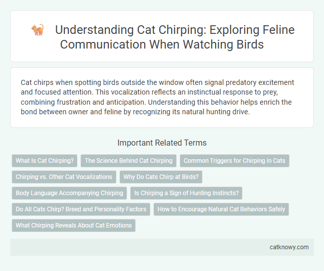 Understanding Cat Chirping: Exploring Feline Communication When Watching Birds