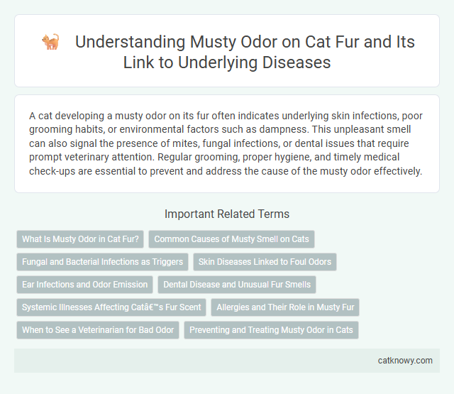 Understanding Musty Odor on Cat Fur and Its Link to Underlying Diseases