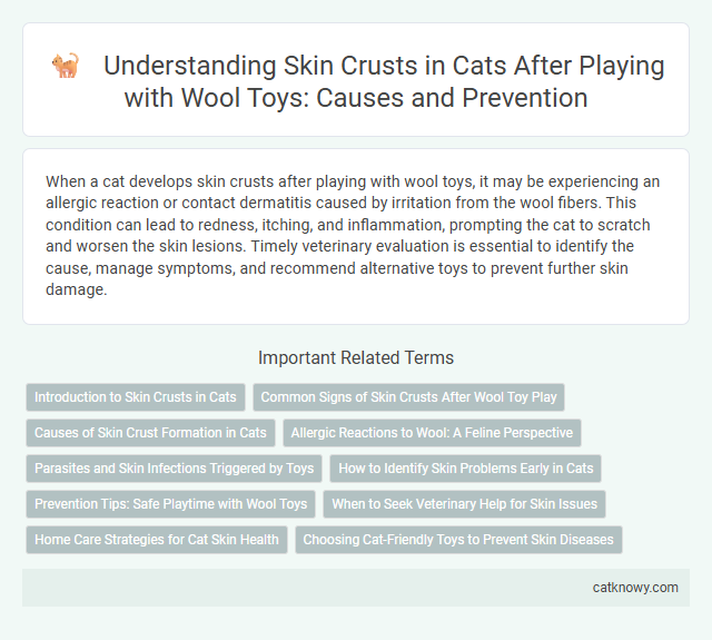 Understanding Skin Crusts in Cats After Playing with Wool Toys: Causes and Prevention