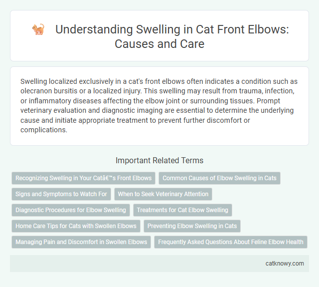 Understanding Swelling in Cat Front Elbows: Causes and Care