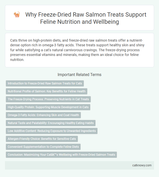 Why Freeze-Dried Raw Salmon Treats Support Feline Nutrition and Wellbeing