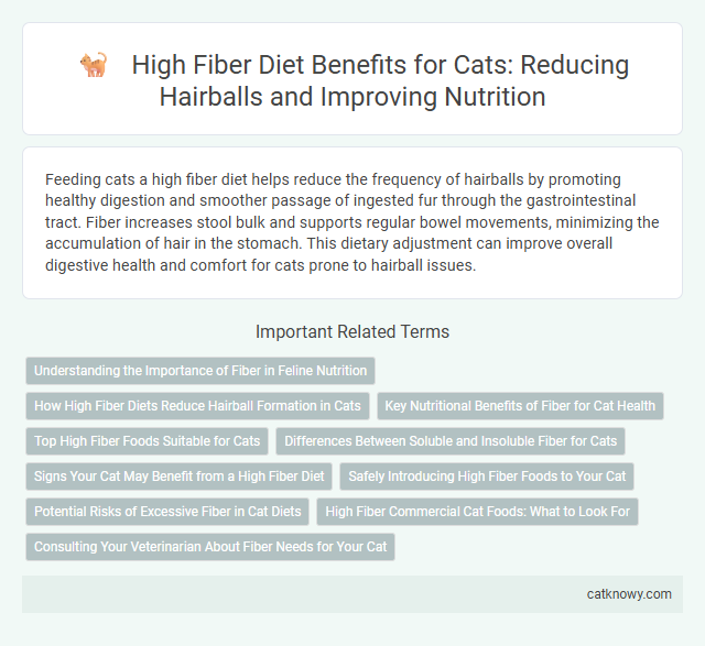 High Fiber Diet Benefits for Cats: Reducing Hairballs and Improving Nutrition