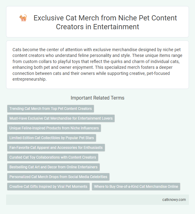 Exclusive Cat Merch from Niche Pet Content Creators in Entertainment