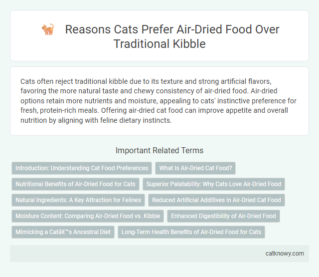 Reasons Cats Prefer Air-Dried Food Over Traditional Kibble