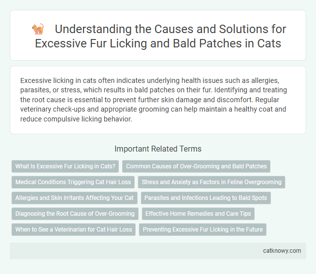 Understanding the Causes and Solutions for Excessive Fur Licking and Bald Patches in Cats