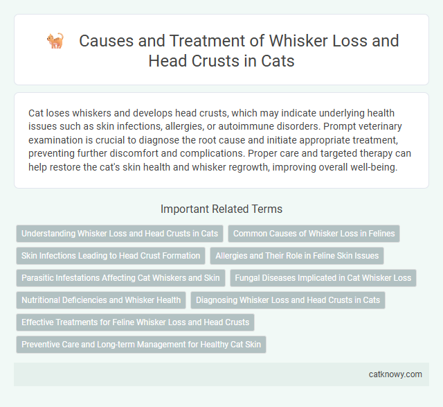 Causes and Treatment of Whisker Loss and Head Crusts in Cats
