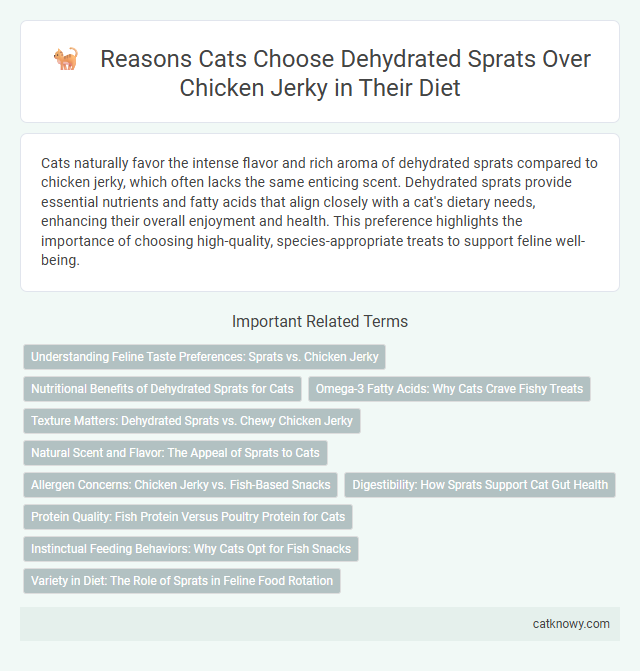 Reasons Cats Choose Dehydrated Sprats Over Chicken Jerky in Their Diet