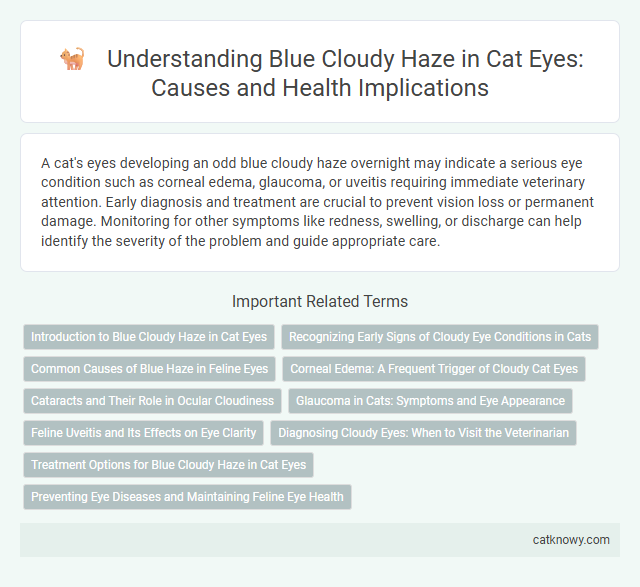 Understanding Blue Cloudy Haze in Cat Eyes: Causes and Health Implications