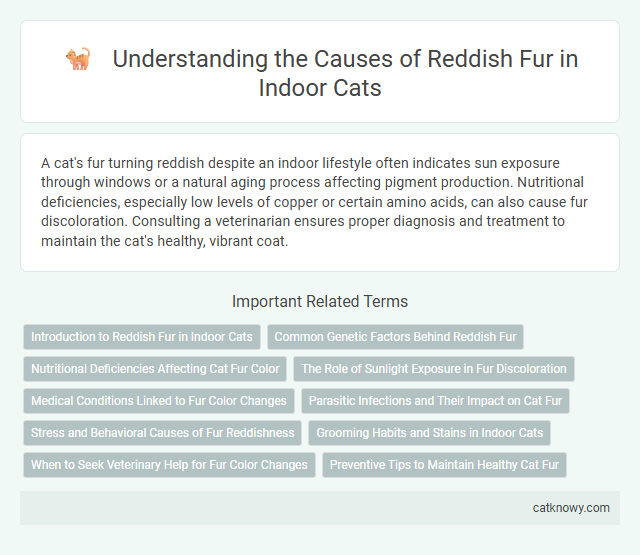 Understanding the Causes of Reddish Fur in Indoor Cats