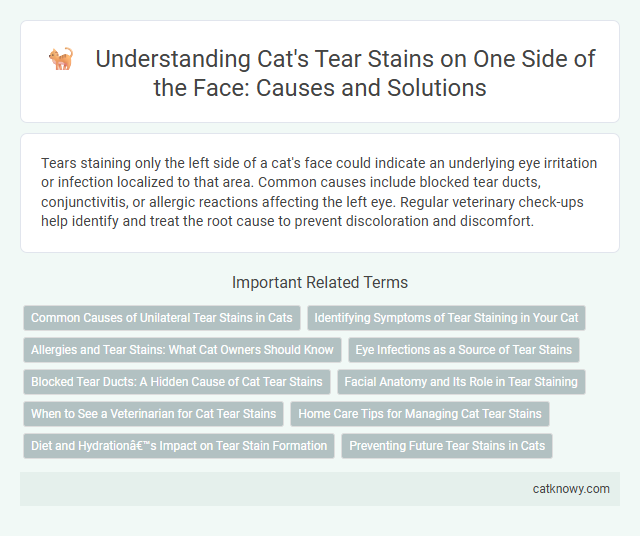 Understanding Cat's Tear Stains on One Side of the Face: Causes and Solutions